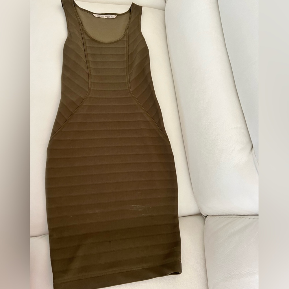 Olive green body on dress